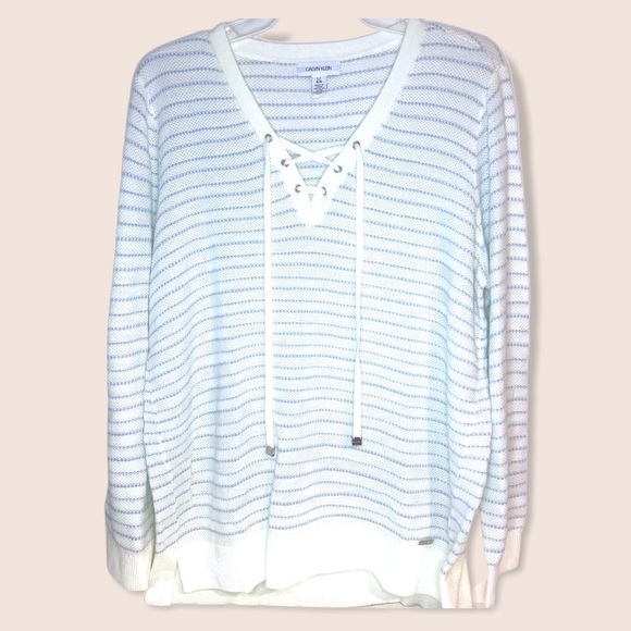 Calvin Klein knit long sleeve sweater - Picture 1 of 2